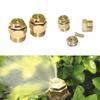 180° Brass Refraction Nozzle 1/2" Male Thread Misting Sprinkler Garden Agriculture Plant Flower Vegetable Nebulizer Sprayer 2Pcs