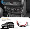 Real Soft Carbon Fiber Sticker For Dacia Duster 2014 2015 2016 2017 2018 LHD RHD Car Central Control AC Frame Interior Trim