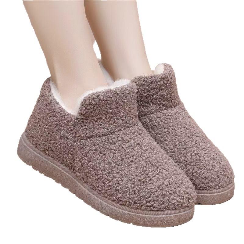 New Style Shoes: Women's Cotton Shoes, Soft-soled Woolen Shoes, Casual and Fashionable Snow Boots, Thickened Shoes
