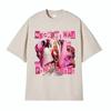 Hip Hop Queen Nicki Minaj Pink Friday Pattern Tshirt for Womens Aesthetic Fashion Tshirt Round Neck Tshirt