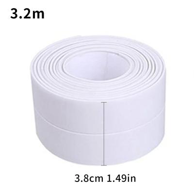 1 ADET Mühürlü Kendinden Yapışkanlı Su Geçirmez PVC Etiket, kendinden yapışkanlı Su Geçirmez Bant, Banyo ve Duş Sızdırmazlık Bandı Mutfak, Duş, Lavabo İçin