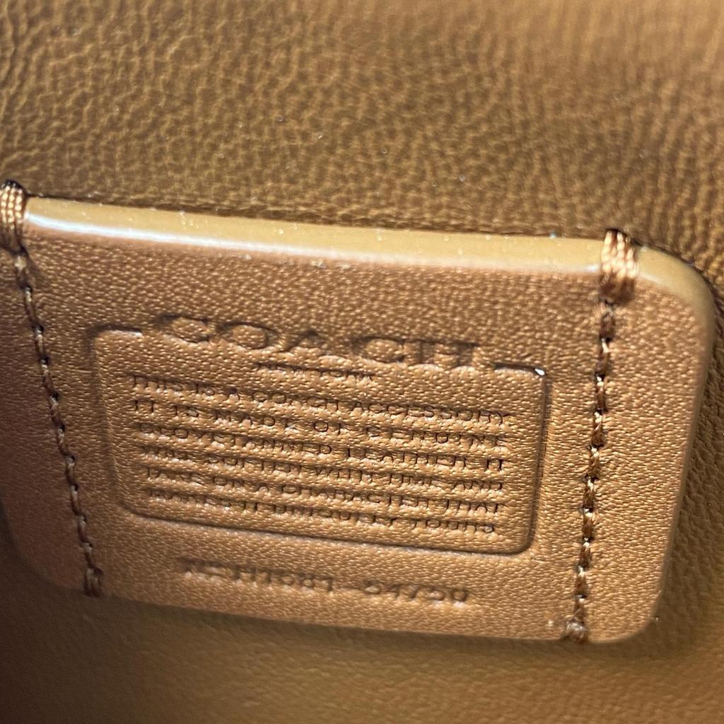 Gebrauchte COACH Handtasche Braunes Leder Damen