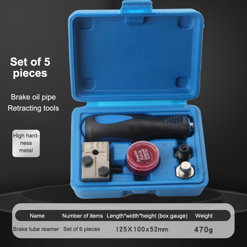 

Brake Line Flaring Tool 3/16In Double Flaring Tool Metal Handheld Brake Line Double Tool For Motorcycle Automotive Truck Brake