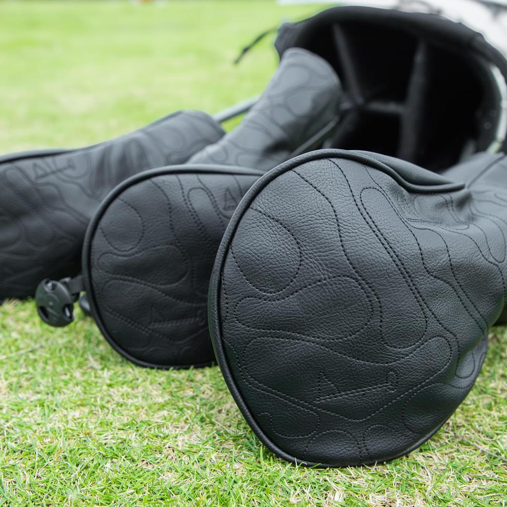 Golf Club Goblet Golf Golf Wood Aliennana Driver Covers Fairway Wood Covers Utility Covers Cover for Made of PU Leather 4-Piece Headcovers,