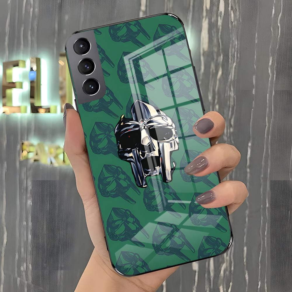 MF DOOM Rapper Phone Case For Samsung S26 S25 Plus S20 S20 Plus S22 Ultra S23 FE S21 Plus S21 Ultra Glass Cover