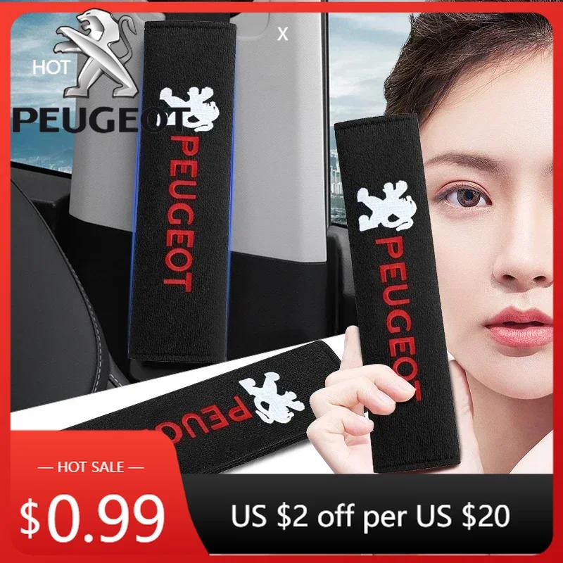 Car Sticker Car Seat Belt Cotton Safety Belt Shoulder Protector Cover Car Accessories For Peugeot 508 2008 5008 206 307 308 3008