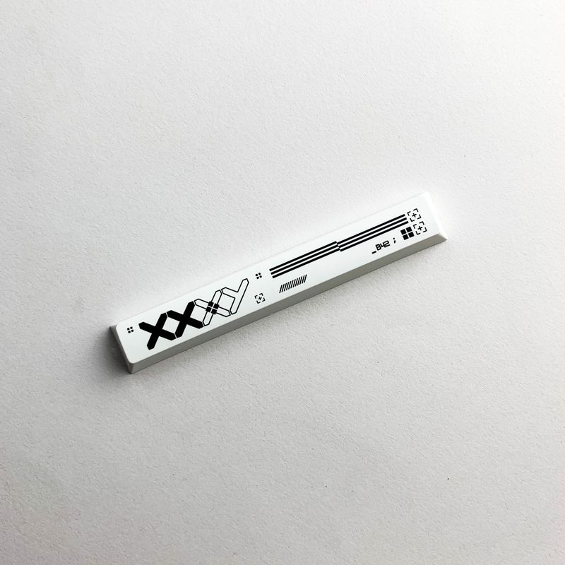 

[TN Peripheral House] Eva Space Bar 6.25U Bloody Sports CSGO Game Original Height PBT Sublimation Print set White (factory height)