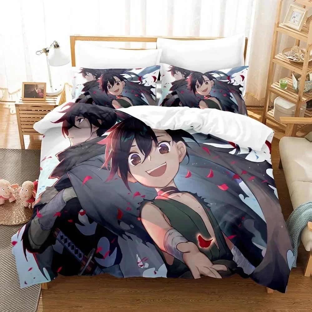 Neu 3D Der Anime Dororo Bequeme Bettdecke Bettbezug Kissenbezug Bettwäscheset Kinder Schlafzimmer Dekoration Heimtextil