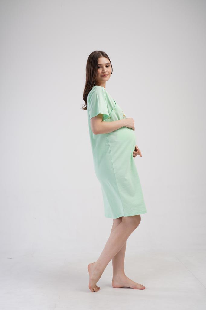 Women's Cotton Short-Sleeve Nursing Shirt XL Vienetta Comfortable