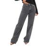 I Saw It First Womens/Ladies Denim Embellished Wide Leg Jeans