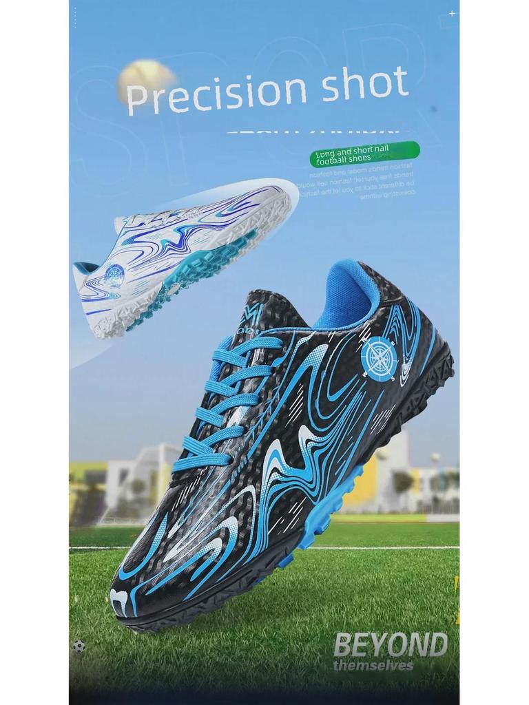 Kinder Fußballschuhe mit langen Stollen - Jungen & Mädchen TF Stollen für Training & Jugendwettkämpfe