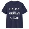 Unisex Cute Eat Italian Drive GerUnisex Marry Slavic Humor Saying T Shirts Cotton Unisexs Clothing Women Vintage 2026 Summer T Shirt