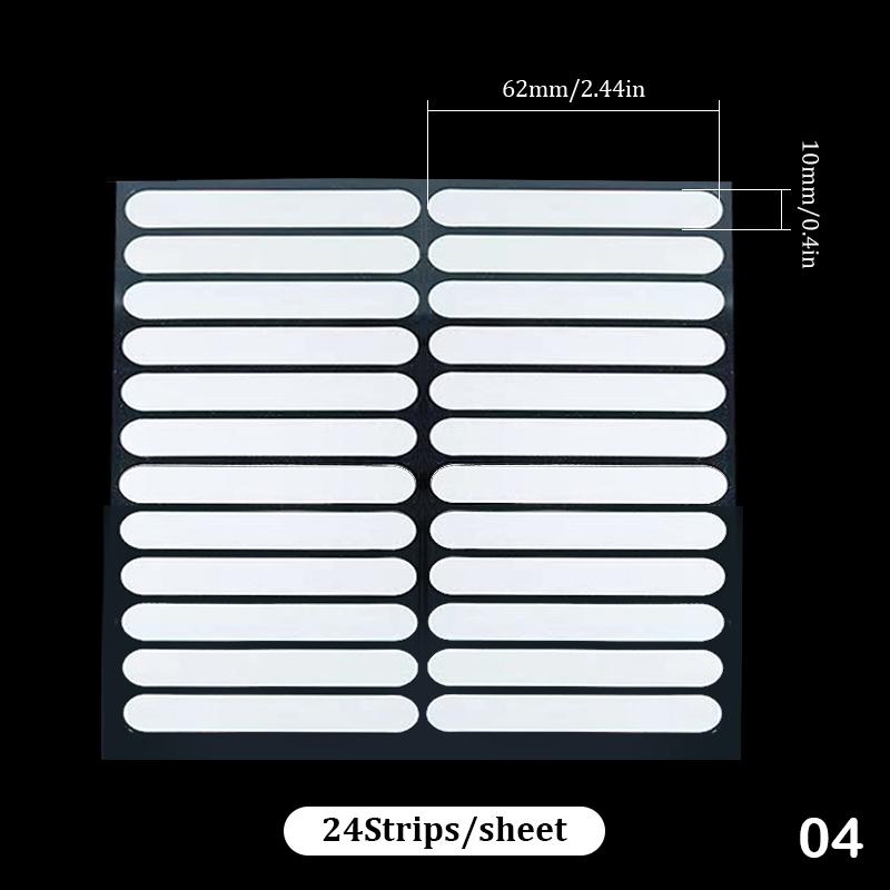 24/26Pcs Double Sided Tape For Nails Display Press On Nails Adhesive Clear Tape For Nail Packaging Salon Supplies Showcase