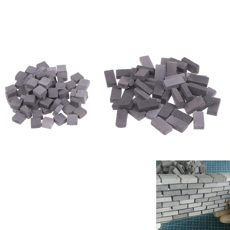 50/70Pcs 1:16 Simulation Brick Diy Sand Table Landscape Scenery Building Toy