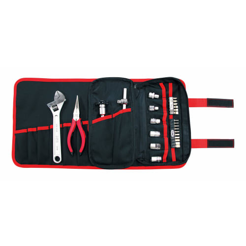 

TONE Tool Bag Set TSA3170, 9.5mm Drive & 3/8 Bit Insert, Black, 27-Piece Set