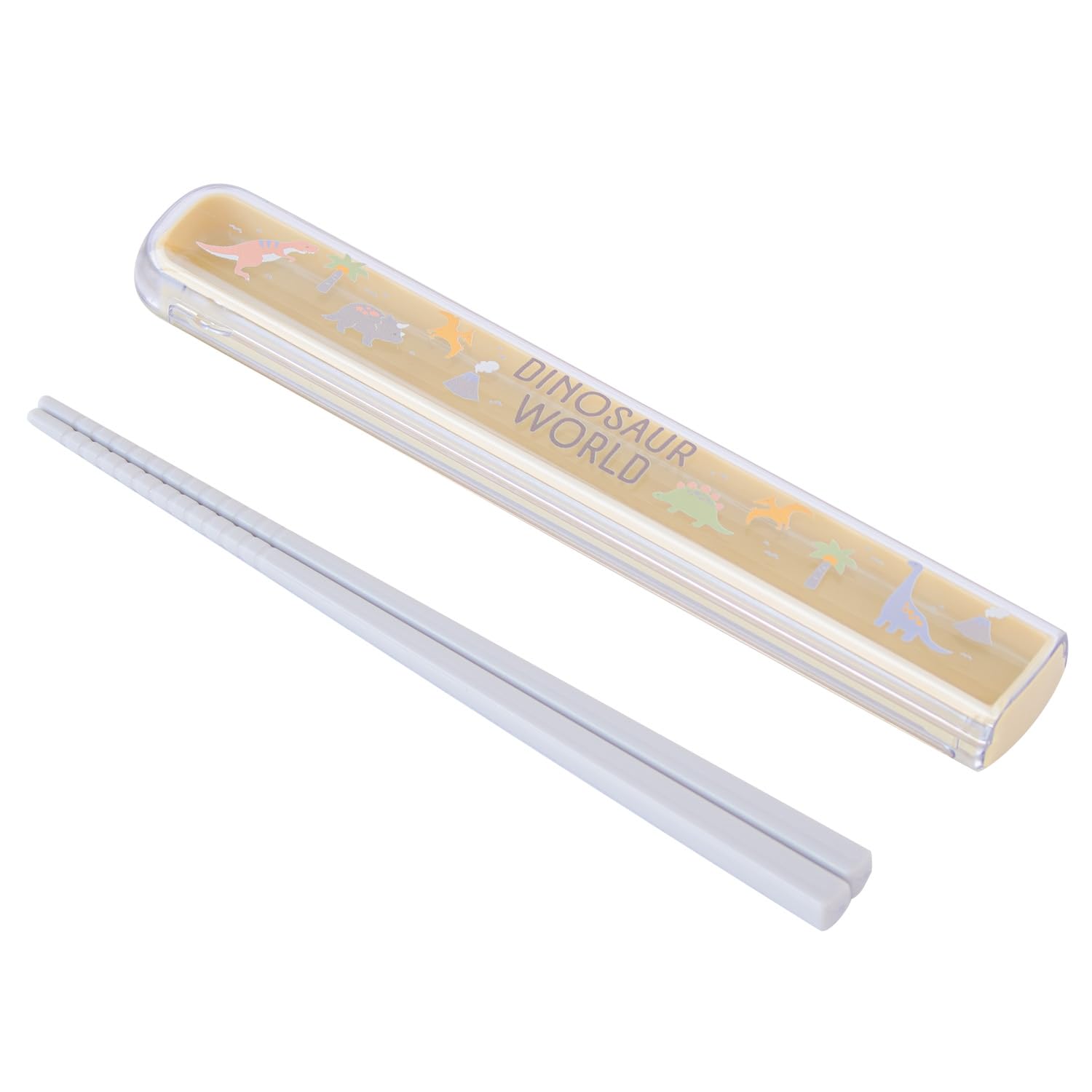 

Sliding Antibacterial Chopstick Case Dinosaur for Lunch Dishwasher Set, 16.5cm, Design, Boys, Boxes, Safe, HS-11