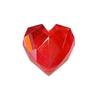 3D Heart-Shaped Laser Magnetic Airbag Phone Holder & Finger Ring