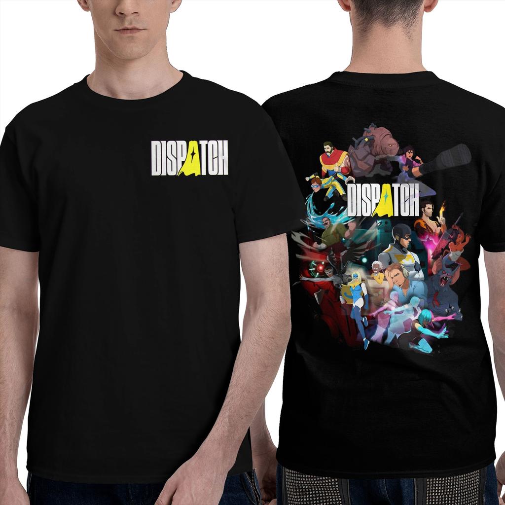 Vintage Dispatch Video Game T-Shirts Men Women's Pure Cotton Tees Shirt Unique Clothing