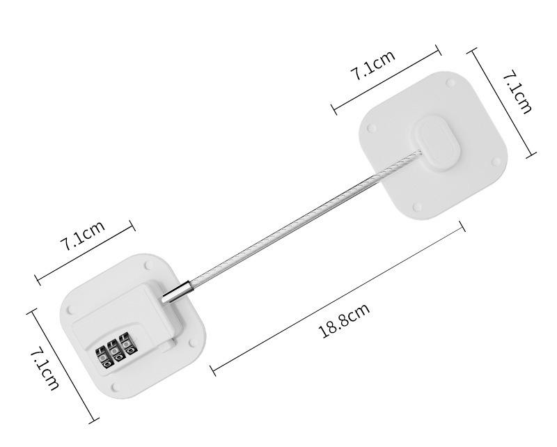 Multifunctional Child Safety Lock Window Limiter Baby Anti-opening Drawer Lock Refrigerator Lock Child Safety Protection No