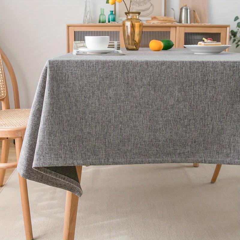 Wasserdichte Rechteckige Tischdecke, Bauernhaus-Tischdecke, Einlaufschutz, Weich und Knitterarm, Dekorative Stoff-Tischdecke