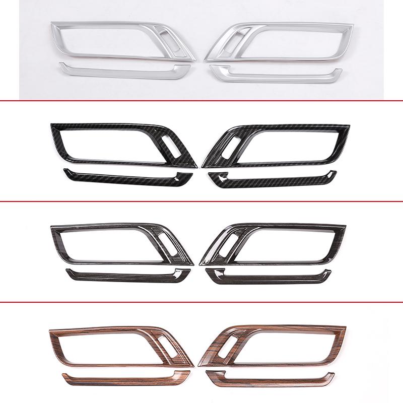 ABS Car Dashboard Side Air-conditioning Air Outlet Frame Decorative Cover For BMW X1 F48 X2 F47 2016-2025 Interior Accessories