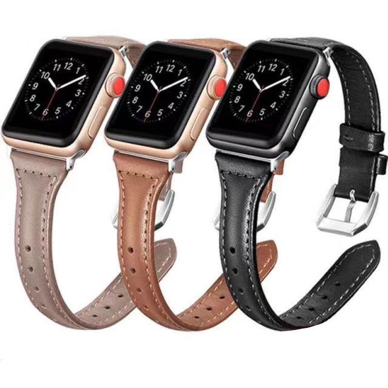 

Кожаный ремешок для Apple Watch Ultra 49 мм 8 7 45 мм 41 мм, небольшой сменный браслет на талию для Iwatch 6 5 4 SE 44 мм 42 мм 40 мм