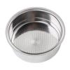 3pcs 51mm Filter Basket Reusable Stainless Steel Coffee Filter Double Layer 2 Cups Coffee Portafilte