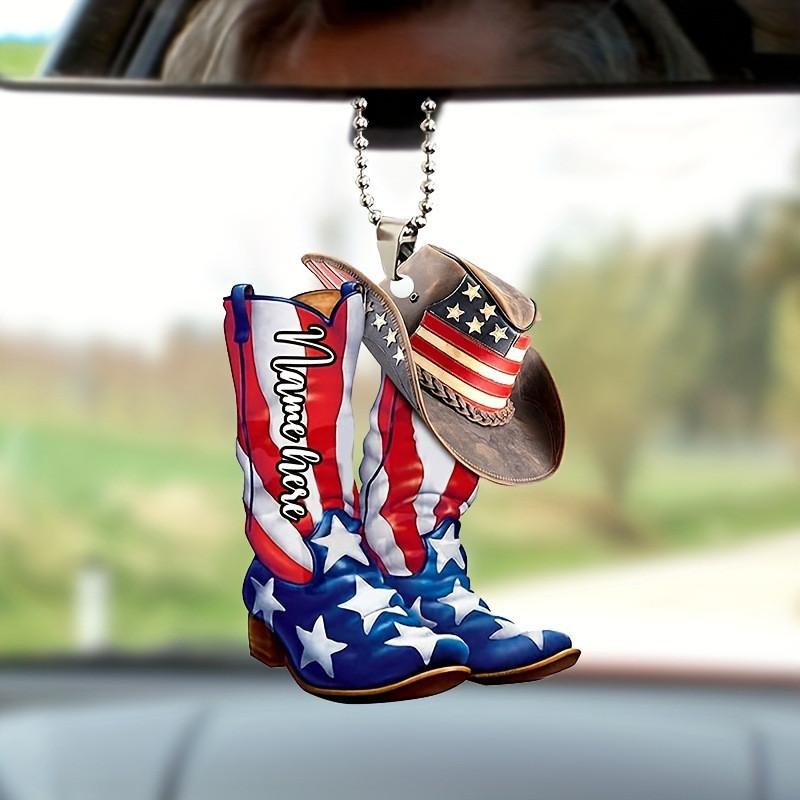 Acrylic Playful Car Decor Quirky Cartoon Hanging Ornament Versatile Bag And Home Use