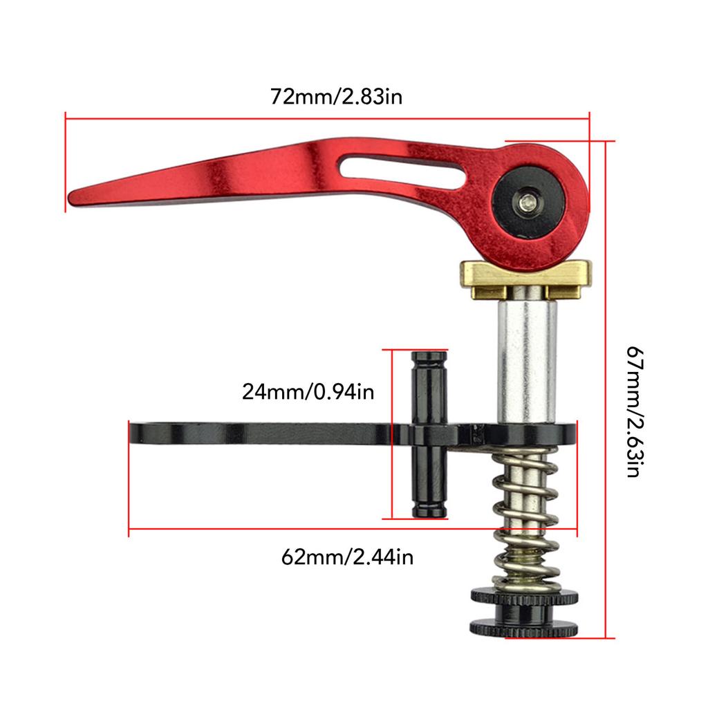 Sklápěcí objímka sedlovky jízdního kola Vysokopevnostní Lehká objímka sedlovky jízdního kola Hliníková slitina Pevná Snadná instalace pro cyklistiku