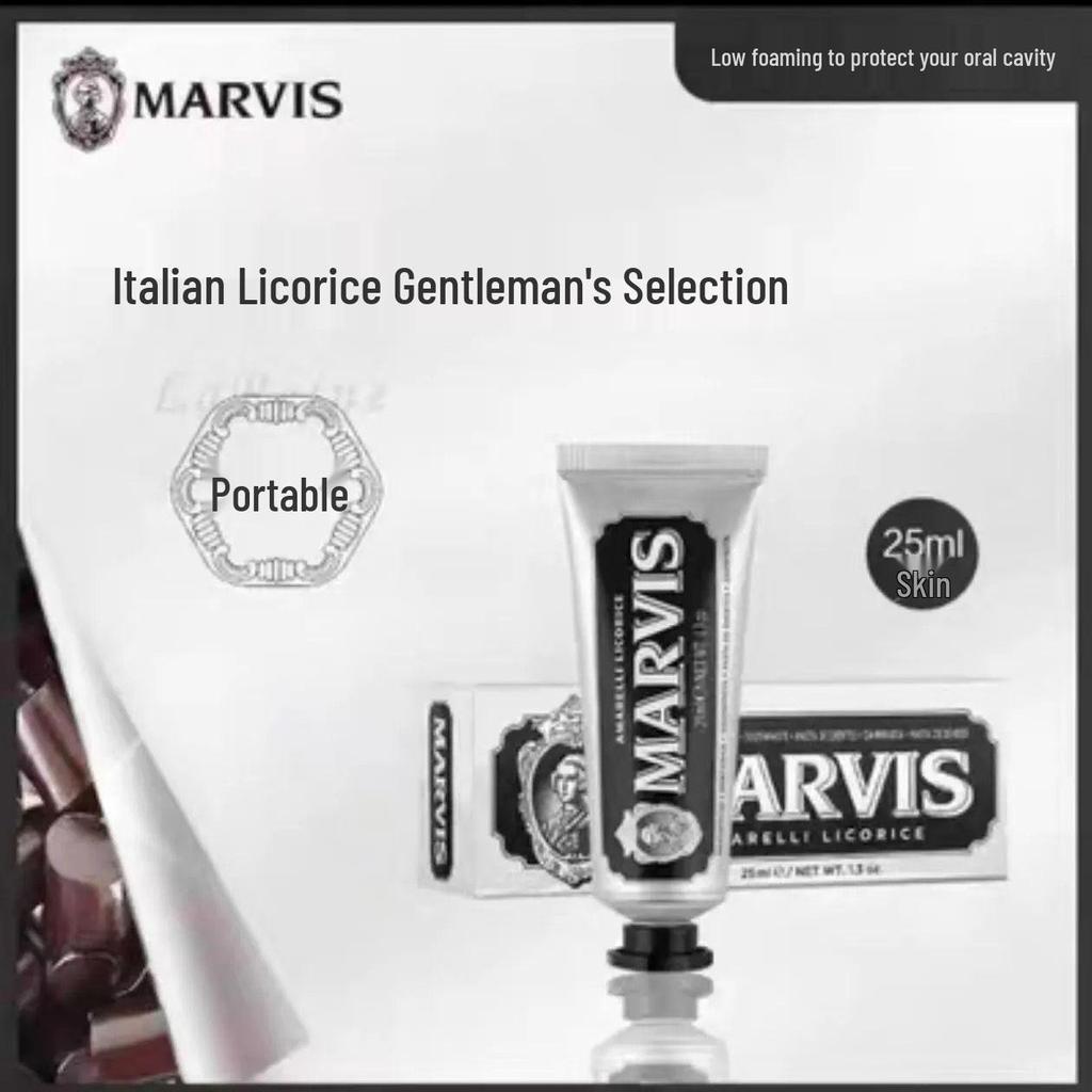 Marvis Silver Mint Toothpaste 85ml - Imported from Italy for Fresh Breath & Stain Removal, Popular Choice.
