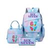 67 Stems Printed Peripheral Backpack For Primary And Secondary School Students Sixseven Schoolbags Three-Piece Set