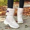 35-42 Winter Women's Large Size Snow Boots High-top Thick Plush Outdoor Waterproof Women's Boots