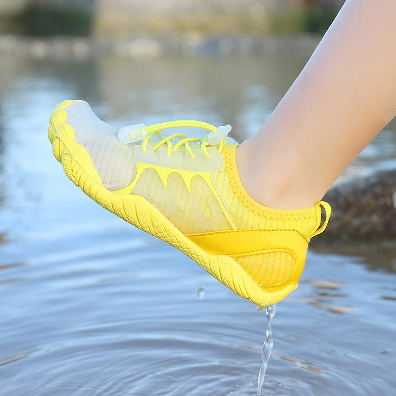 Kids Non-Slip Breathable Water Shoes - Soft Sole for Swimming, Beach, & Fitness Activities 35 жёлтый