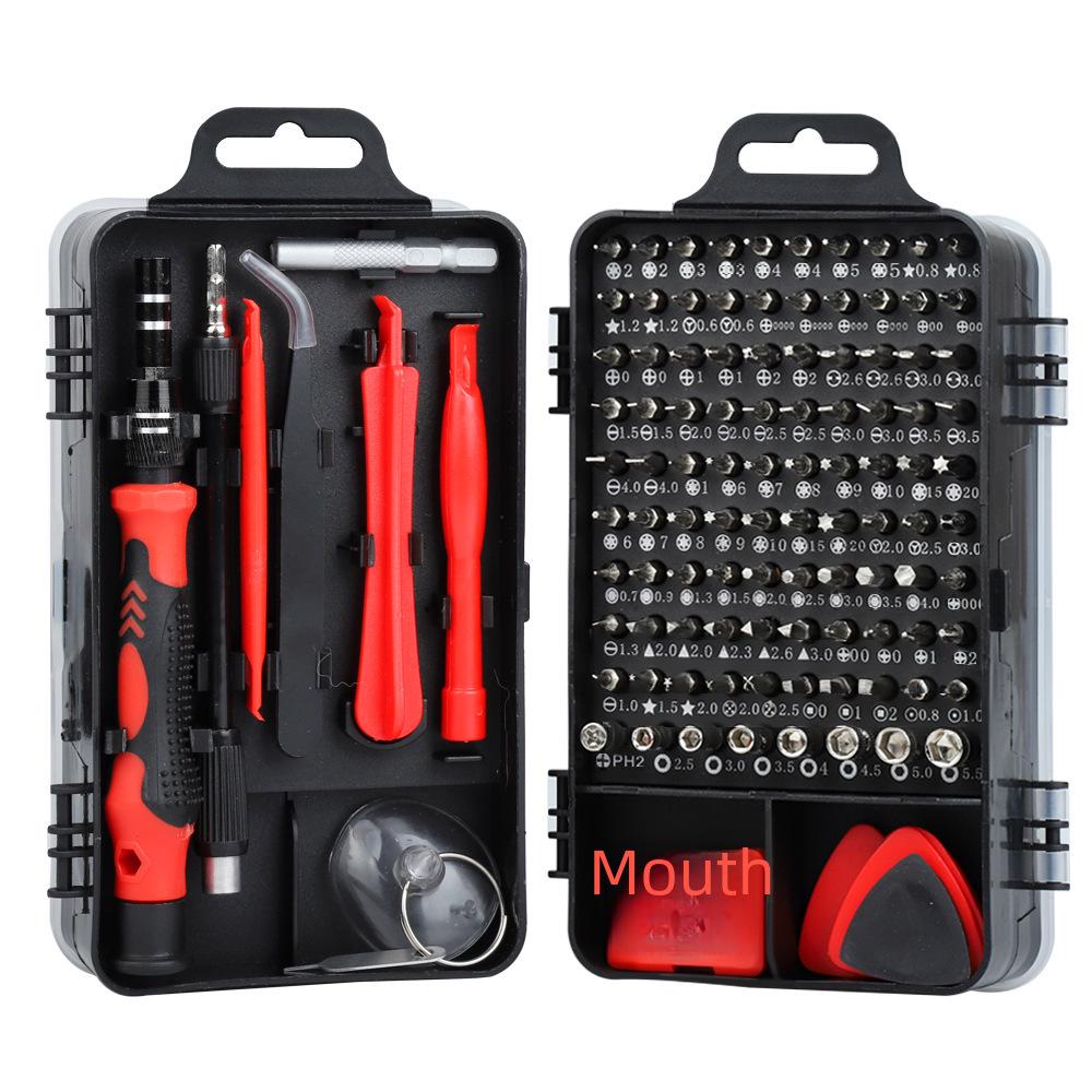 "115-in-1 Carbon Steel Multi-tool Clock & Phone Repair Screwdriver Set"