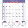 2026 Dry Erase Calendar – Large Yearly Wall calendar 2026, 38.2'' x 25.2'', 2-Side Reversible Calendar 2026, Vertical/Horizontal, Jan 2026 – Dec