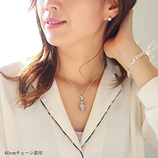 BYTHESEA Hawaiian Jewelry Necklace with Birthstone Insert Purchase 925 Sterling Silver Bell with Real Bell Sound and Azuki 40cm Long (Additional Fee,