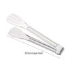 Stainless Steel Korean BBQ & Kitchen Tongs: Bread, Steak, or Barbecue Tongs with Three-Line Grip