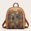 New Printed Bark Backpack Fashionable Personalized Women's Backpack Large Capacity Travel Bag School Bag