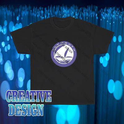 Brand New Plymouth Classic Retro Car Logo T-Shirt Funny Size S To 5XL