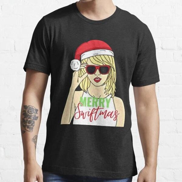 Merry Swiftmas Essential Christmas Gift Made in USA T-Shirt S-3XL 4XL