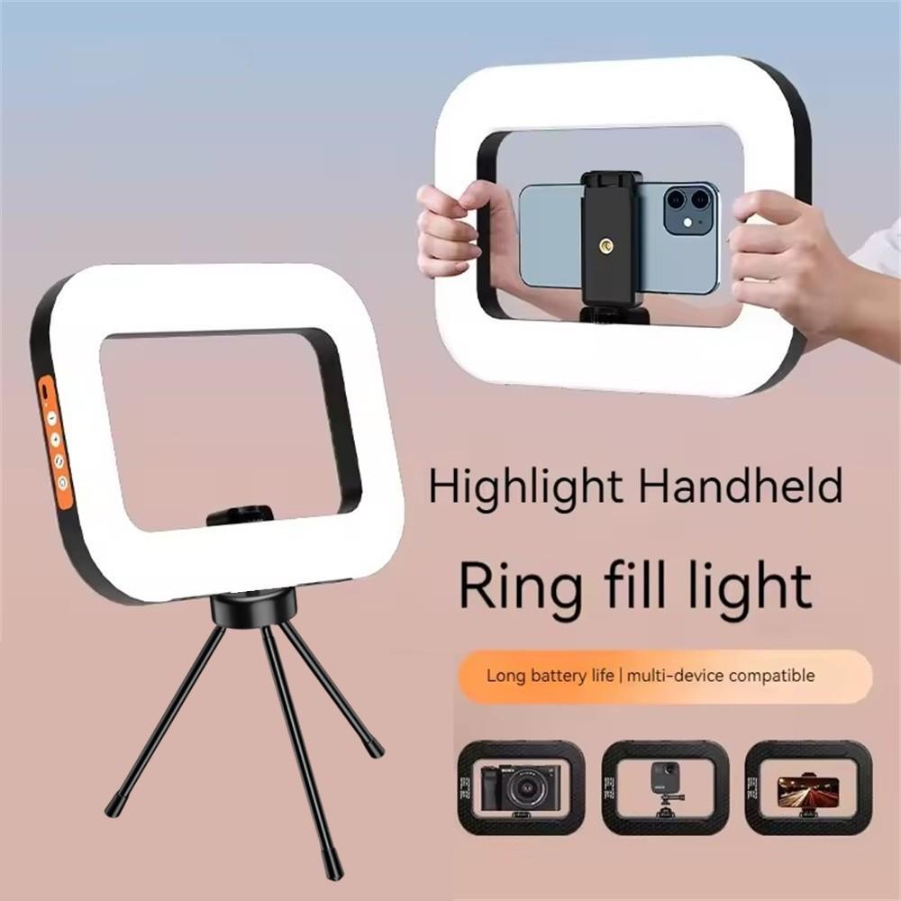 Handheld Mobile Phone Ring LED Rechargeable Selfie Fill light Live Photography