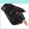 Racing Driver Gloves Men Half Finger Sports Leather Antislip For Cycling And Driving
