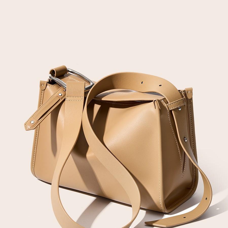 Premium Genuine Leather Niche Single Shoulder Bag 2025 New Cowhide Bag High-End Genuine Leather Bag Versatile Crossbody Underarm Bag