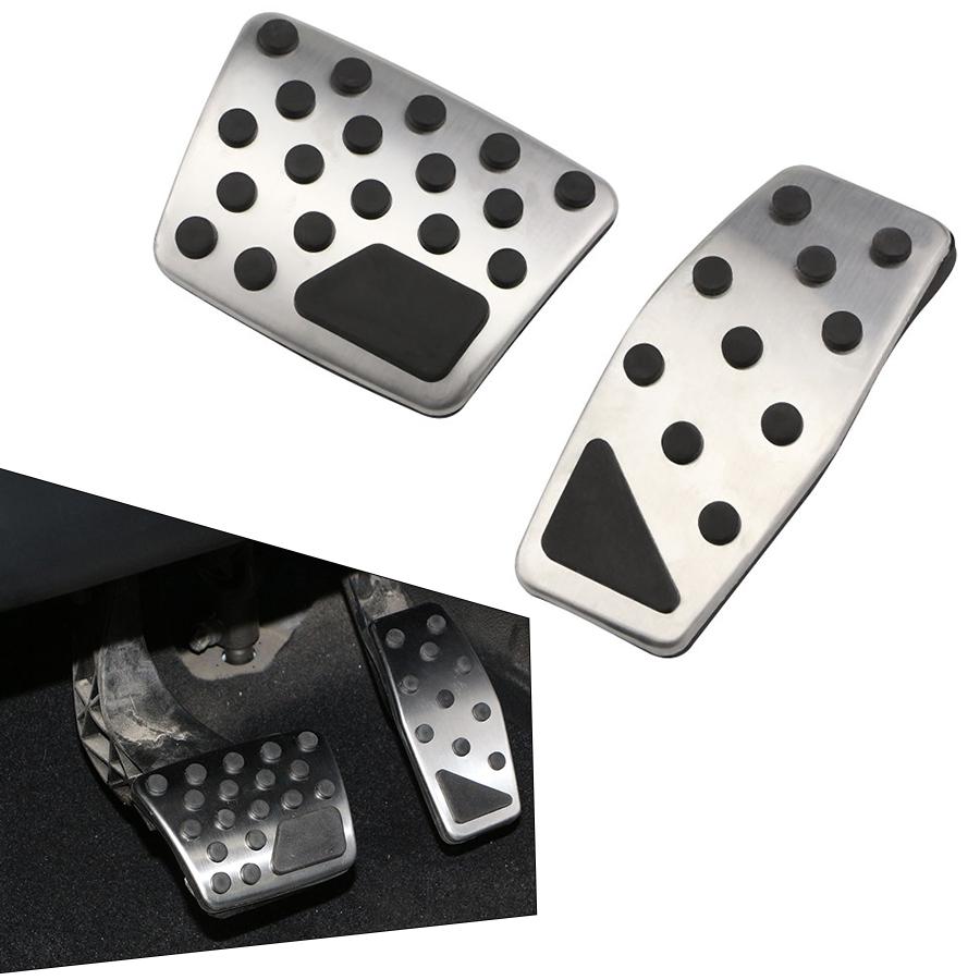 Gas Brake Pedal Cover for Jeep Compass 2018-2020 Renegade BU 2015-2025 Non-slip Accelerator Foot Pedal Trim Interior Accessories