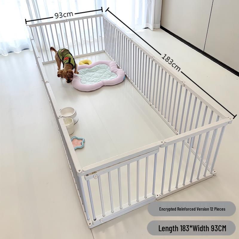 Meng Xiao Bao Indoor Pet Fence & Gate for Small To Medium Dogs and Rabbits