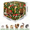 Guinea Pig Hideout Washable Guinea Pigs Hiding House Habitats Cozy Bunny Rabbit Bed for Small Pet Hamster Chinchilla Accessories