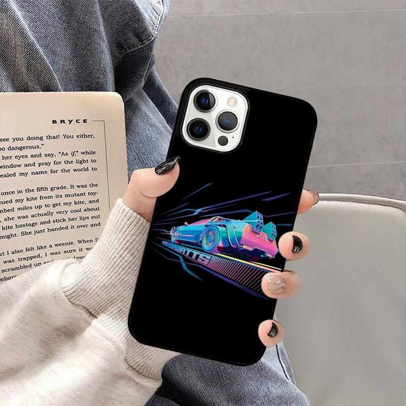 Back To the Future DeLorean Phone Case For iPhone 17 Air 16 15 14 Plus 11 12 13 Pro  Max Coque Cover Shell