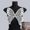 Decal Dress Mesh Perspective Butterfly Wings Pajamas Suspenders Underwear Performance Clothes Decorative Cloth Stickers Accessories