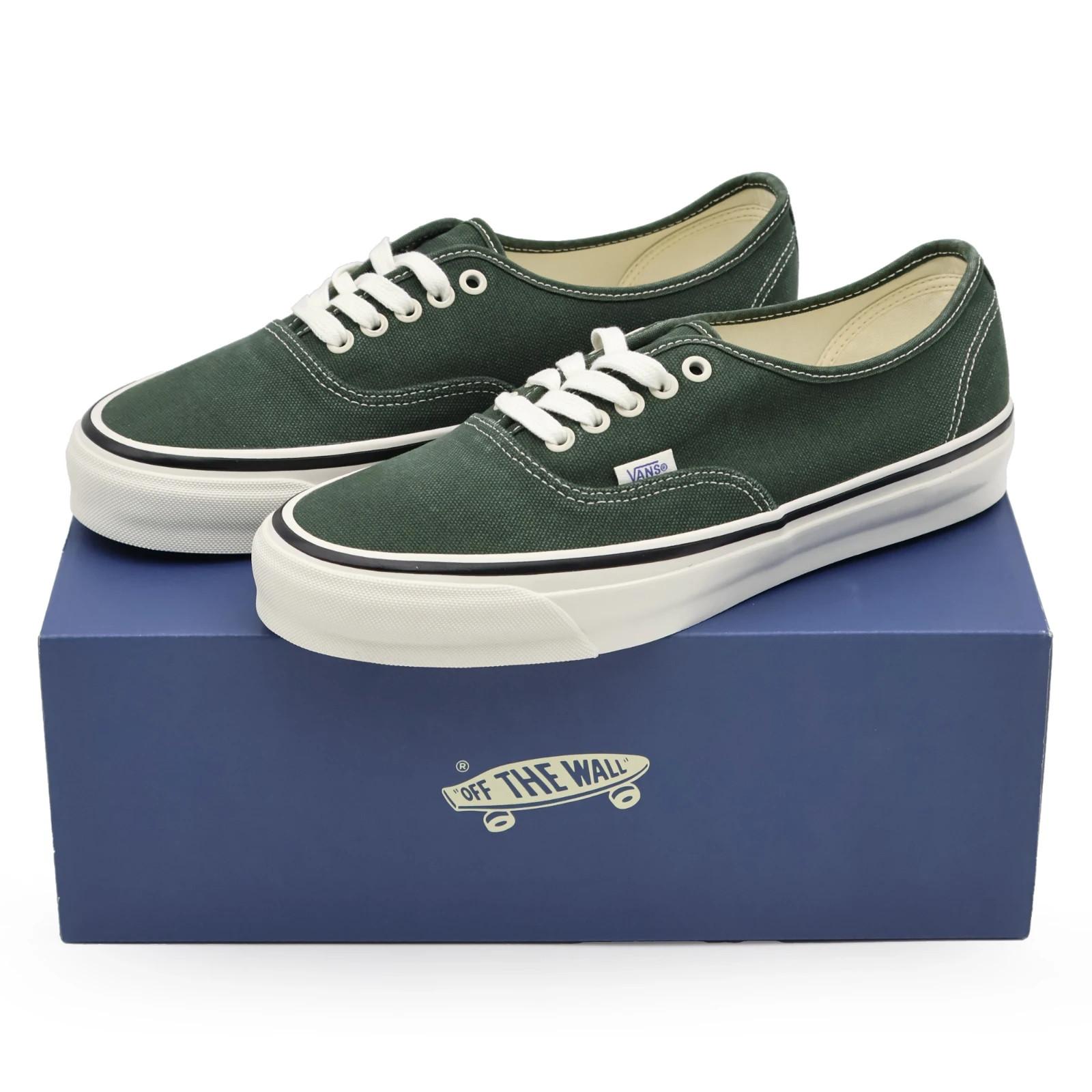 VN000EBNKEL Vans Premium Authentic 44 Duck Canvas Kelp Green (Men s) 9