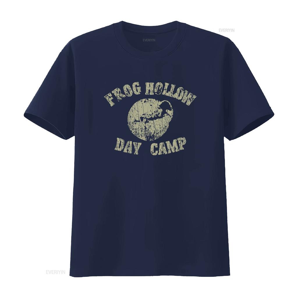 Frog Hollow Day Camp T Shirt Vintage Style As Worn By Frank Zappa vintage Washed Unisex Slightly Breathable fashion Stretched